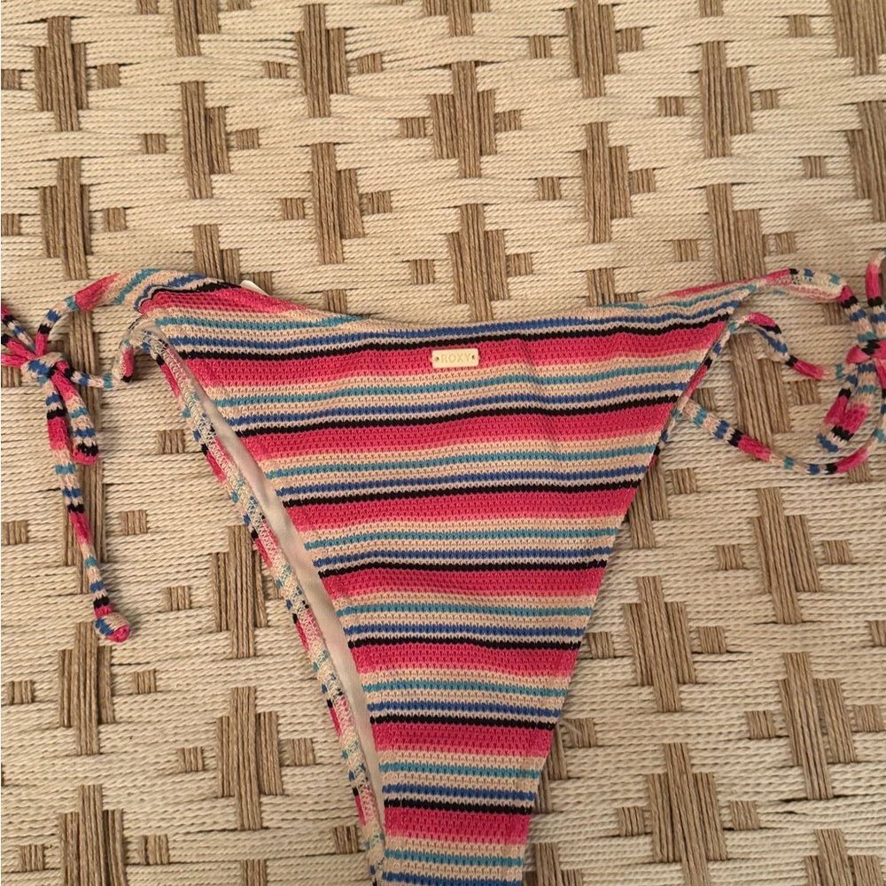 Roxy Multicolor Striped Bikini Bottom - image 2